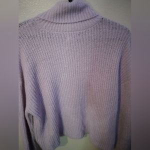 So purple sweater